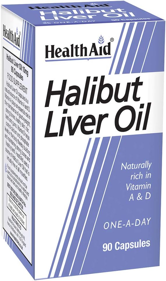 HealthAid Halibut Liver Oil - 90 Kapseln