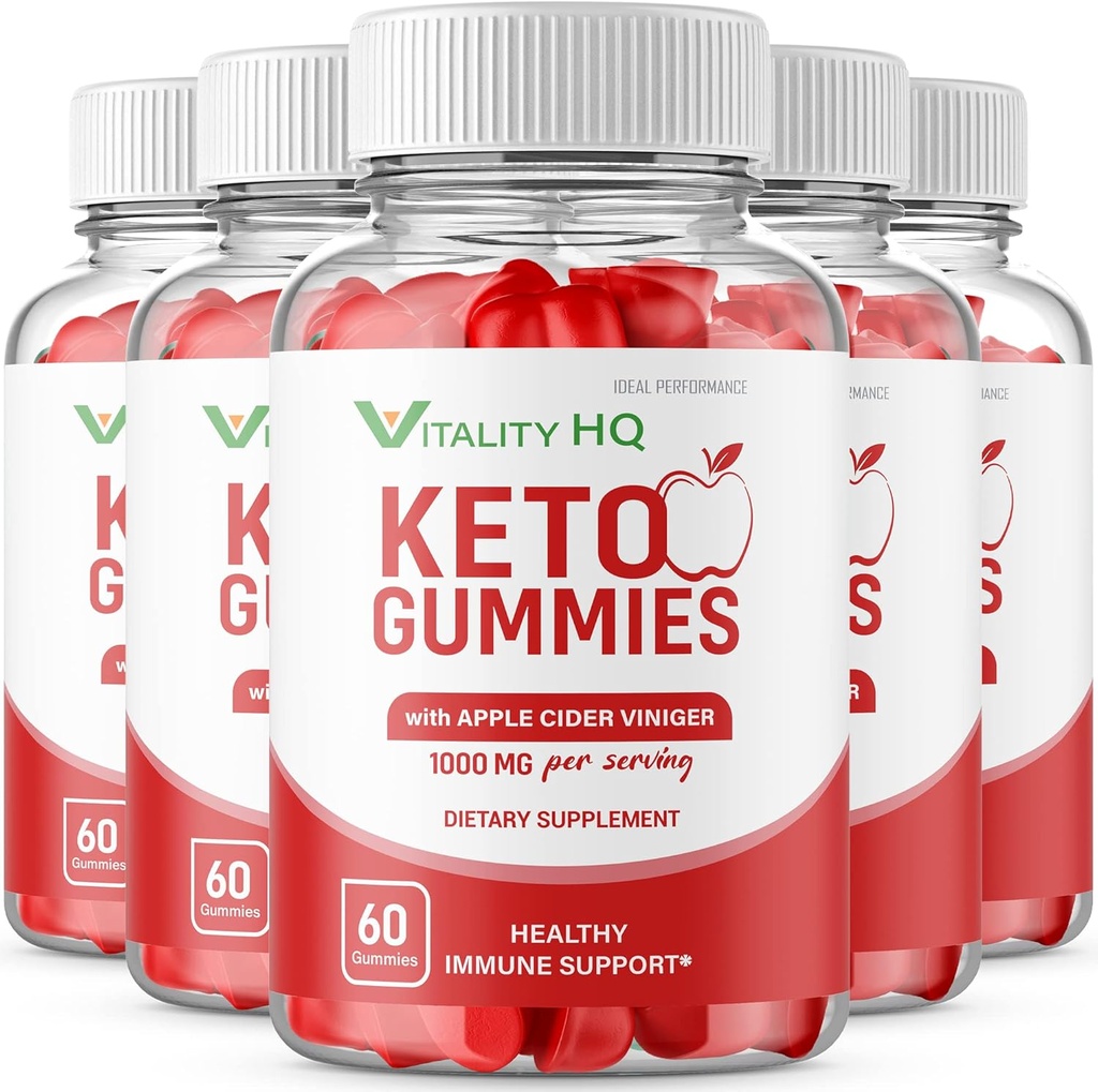 IDEAL PERFORMANCE (5 Pack) Vitalität HQ Ketos Gummies Vitalität Ketos ACV Gummies Vitalität ACV Gummie Vitalität Ketos Gummies (300 Gummi)