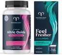 Promescent VitaFLUX Women's Nitric Oxide Booster Supplement + Flushable Wipes für Erwachsene, Personal Cleansing Hygienic Wet Wipes für Männer und feminine Verwendung