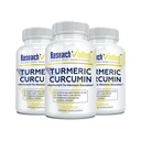 Forschung Verified Turmeric Curcumin - mit BioPerine, Curcumin C3 Complex - Vegan - Made in The USA - 180 Capsules - Made in The USA