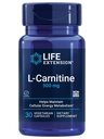 Prolongation de la durée de vie L-Carnitine – 500 mg, supplément d'énergie, supplément de mémoire – forme libre acide amino, soutien à l'oxyde nitrique, pression artérielle saine – sans gluten, sans OGM, végétarien – 30 capsules