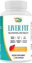 Liver Fit | Liver Cleanse, Detox & Repair Formula - Natürliche Leberunterstützungsergänzung mit Milchdistelextrakt, Phyllanthus Amarus Extract, Picrorhiza Kurrora Extract, 60 Kapseln