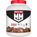 Lait musclé Poudre de protéines authentiques, Chocolat, 4,94 livres, 32 portions, 32g de protéines, 2g de sucre, Calcium, Vitamines A, C & D, NSF certifié pour le sport, Snack énergétique, emballage mai Varier