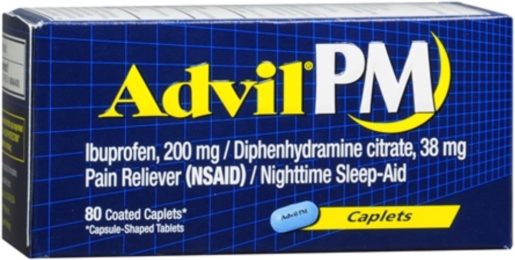 Advil Pm Caplet 80ct Größe 80ct