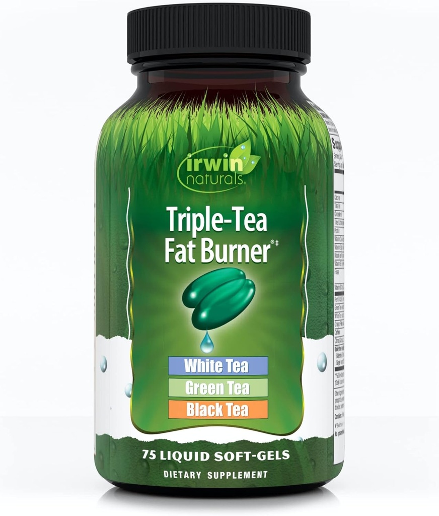 Irwin Naturals Triple Tea Fat Burner, 75 Softgels liquides
