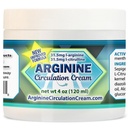 Arginine Zirkulationscreme 4 oz - Menthol, L Arginine & L Citrulline Lotion - Unterstützt gesundes Bein- und Körperblutfluss - Ganze Familienprodukte