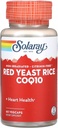 Solaray Red Yeast Rice Plus CoQ-10-60 Vegetarische Kapseln