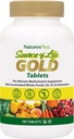 NaturesPlus Source of Life Gold Multivitamin - 180 Tablets - with Vitamins D3 & B12 - Blood, Bone & Immune Support - Vegetarian & Gluten Free - 60 Servings
