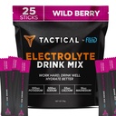 Fluid Tactical - Elektrolyt-Pulver-Packets, beschleunigte Re-Hydration, Niedriger Zucker, Elektrolyt-Getränk-Mix, Verhindern Dehydratation, Eliminieren Cramps
