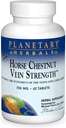 Planetary Herbals Horse Chestnut Vein Strength, unterstützt die Integrität der Venen und Kapillaren*, 705 mg - 42 Tabletten