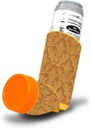 MightySkins Skin für Proventil HFA Asthma Inhaler - Golden Bubbles | Protective, Durable, and Unique Vinyl Decal Wrap Cover | Einfach zu bedienen, entfernen und ändern Styles | Made in USA