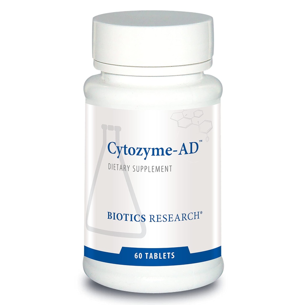 Biotics Research Cytozyme AD unterstützt gesündere Energiestufen, Fördert 60 Tabletten
