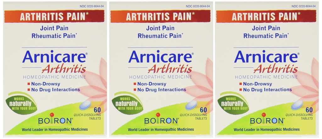 Boiron Arnicare Arthrite - 60 onglets 60 Compte (paquet de 3)