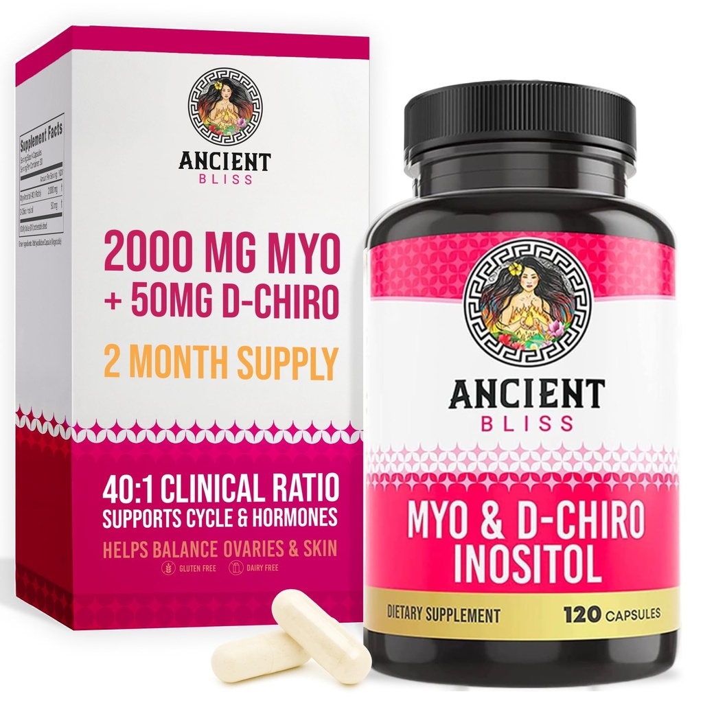 Vitamine B8 aide à réguler le cycle menstruel, 2050mg par portion, 120 capsules véganes
