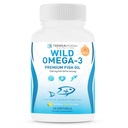 Dreifache Stärke Fischöl Omega 3 2400mg pro Servieren - Burpless, Zitronen entflammt Non-GMO, Gluten & Soy Free – 30 Servierungen