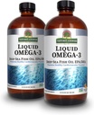 Nature's Answer Liquid Omega-3 | Deep Sea Fish Oil mit EPA/DHA Nahrungsergänzung | Cardiovascular Support | Keine Konservierungsstoffe & Gluten-Free 16oz (Pack von 2)