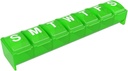 EZY DOSE Weekly (7-Day) Pill Organizer, Medizin Planner mit großen Komponenten für einfache Pillen Entfernung, BPA-freie Vitamin Box, Travel-Friendly Pill Case, langlebig & Portable, Farbe Mai Vary