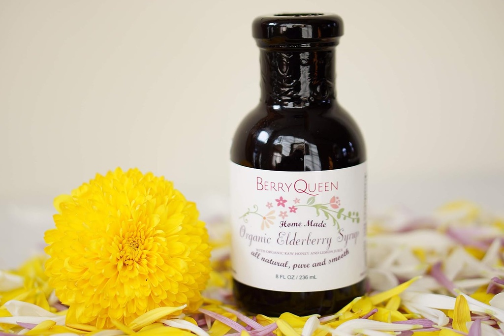 Original Organic Elderberry Syrup - Pure Natural - Immunität Boost - Kräuterergänzung - Einfach wie Saft von Kindern und Erwachsenen geliebt - 8 oz