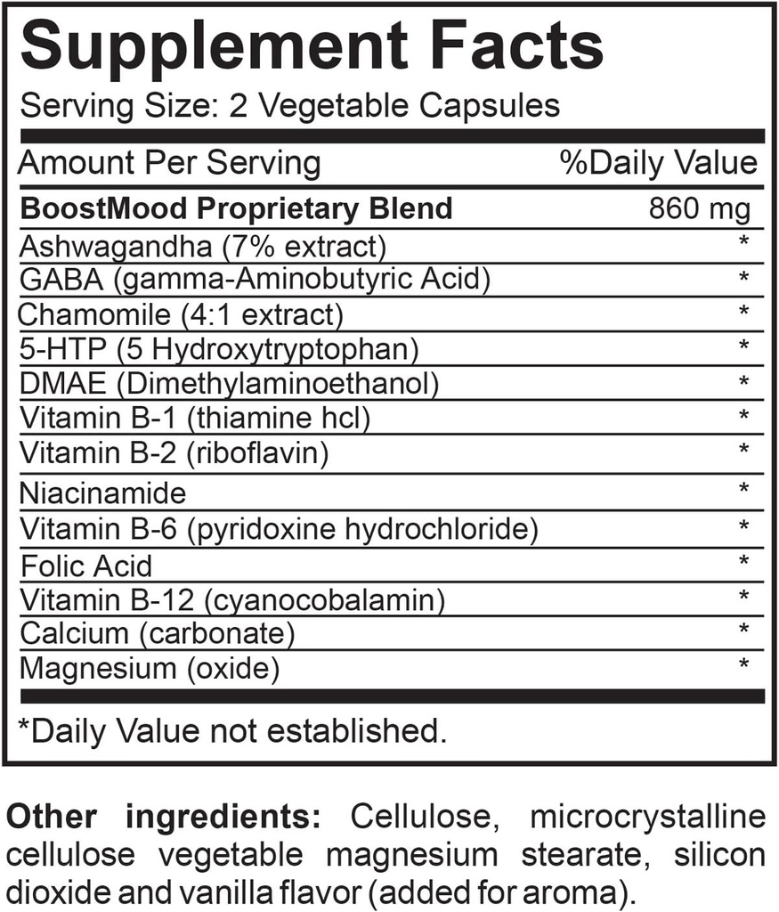 BoostMood Natural Mood Soutien complément alimentaire