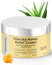 Clearbody Organics Manuka Honey Cream - 2 fl oz, Packung mit 1 - beruhigende Eczema Cream - Deep Hydration mit kolloidaler Oatmeal - Instant Manuka Relief für trockene, juckende Haut