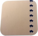 Dynarex DynaDerm Habillages hydrocolloïdes, pansements d'humidité stérile pour plaies, 6" x 6", extra mince et sans latex, Expédiés dans des palettes Peel-Down, 1 boîte de 5 dressings
