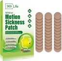 Motion Sickness Patches für Auto- und Bootsfahrten, Schiffe, Kreuzfahrten und Flugzeuge & andere Transportformen - Travel Essentials, für Erwachsene und Kinder (36 Count)