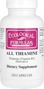 Ökologische Formeln Alle Thiamine, 250 Kapseln