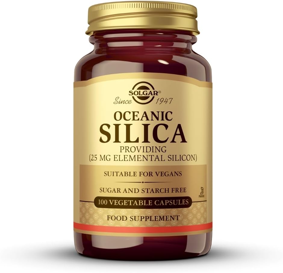 Solgar Oceanic Silica Gemüsekapseln, 25 Mg, 50 Count