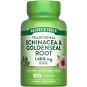 Nature's Truth Echinacea Goldenseal Kapseln | 1400mg | 100 Count | Vegan, Non-GMO & Gluten Kostenlose Ergänzung | Kräuter-Unterstützung Complex