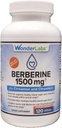 Wonder Laboratories Surperior Absorption Berberine HCL 1.500mg + Cinnamon, Chrom und BioPerine Wartung für Glucose, Herz- und Immunsystem Gesundheit Gluten & GMO Free - 120 Kapseln
