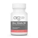 Allergy Research Group Zink Citrate Supplement - Zink für Männer & Frauen, Immununterstützung, Reine, gut absorbierte, gut tolerierte, Trace Mineral, 50mg Vegetarische Kapseln - 60 Zähler