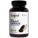 Sunfood Superfoods Shilajit Capsules - Pure résine Shilajit pour les femmes et les hommes, extrait himalayen antique avec acide fulvic, minéraux, pilules en poudre Shilajit - 90 capsules