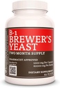 Remedy’s Nutrition Vitamin B-1 mit Brauen Hefe | 1.000 mg, 60 Vegan Kapseln Nahrungsergänzungsmittel | Zwei Monate Versorgung