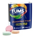 Advil Liqui-Gels minis 200mg Ibuprofène Pain Reliever Capsules et TUMS Fruit Antiacide Comprimés Chewable Relief