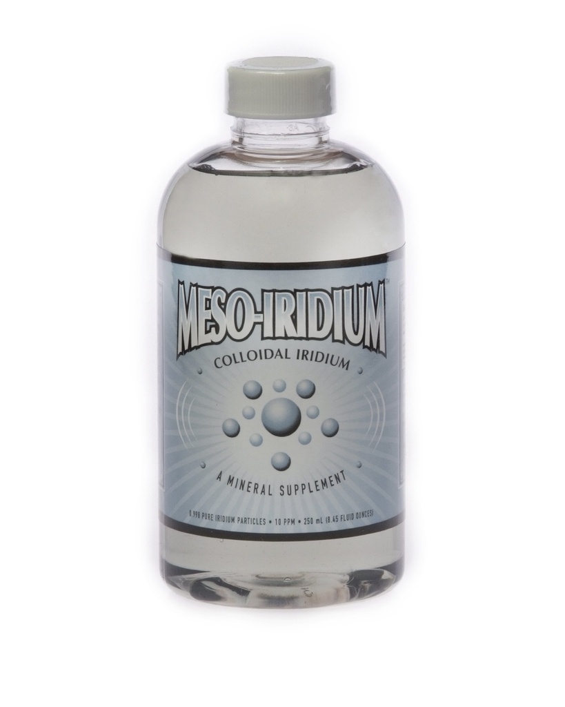 MesoIridium TM 10 ppm Iridium colloïdal 250 mL/8,45 Oz
