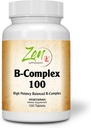 Advanced B Complex Vitamin Supplement - Full-Spectrum B Vitamin Supplement mit Folsäure, Biotin, Inositol - Unterstützung Immun- und Cardio-Gesundheit, Energie Metabolismus - 100 Tabletten
