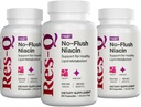 Res-Q No-Flush Niacin (früher HDL+) 60 Kapseln, 3-Pack