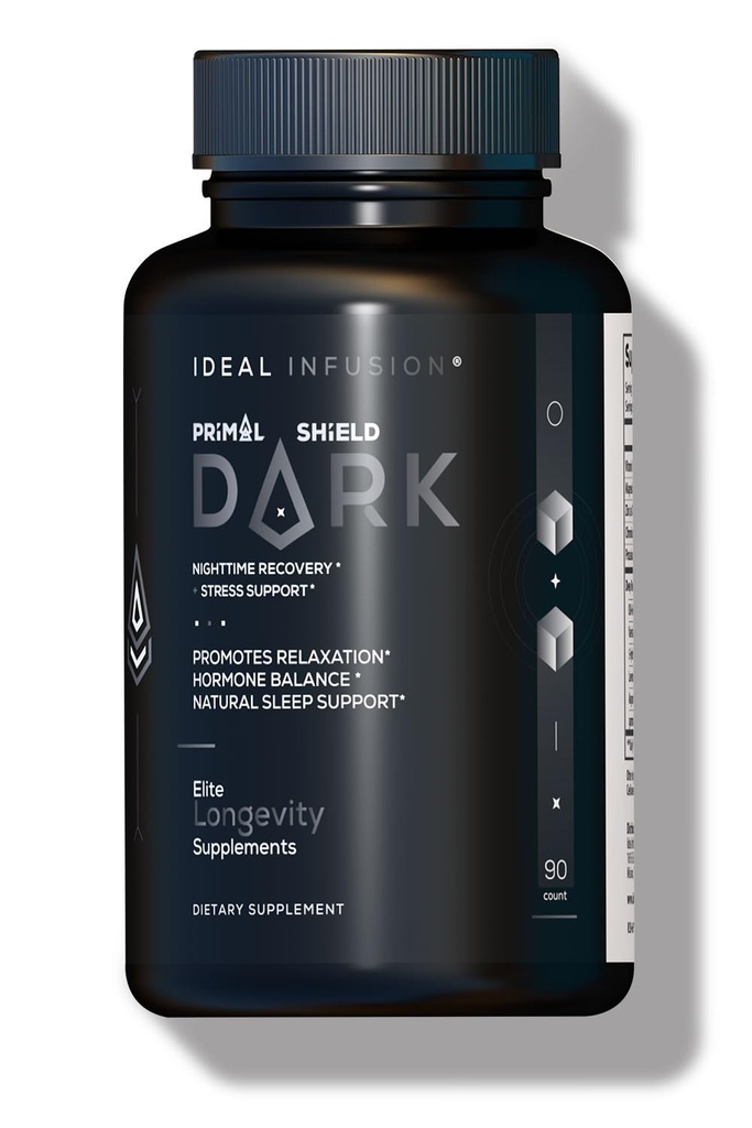 Ideal Infusion Nighttime Muscle Recovery & Deep Sleep Complement: Relaxation et support du stress - Magnésium Glycinate, KSM-66 (Sans mélatonine) Vegan