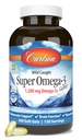 Carlson - Super Omega-3 Gems, 1200 mg Omega-3 Fettsäuren mit EPA und DHA, Wild-Caught Norwegian Fish Oil Supplement, Sustainable Sourced Capsules 300 Softgels