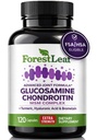 ForestLeaf Glucosamine Chondroïtine Complexe de complément mixte MSM - 1200mg - 120 capsules