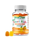 Greenfield Nutritions Smart Kids Halal Omega 3 Gommies avec DHA - 60 vitamines halales pour les enfants, soutient la santé cérébrale et immunitaire - Vitamines halales sans arachides, sans gluten, sans gluten et sans arachide