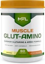 MFL Muskel Glut-Amino | Glutamin Complex | Amino Complex | 0 Zucker | Versüßt mit Stevia | All-Natural | 60 Servierungen (Lemonade)