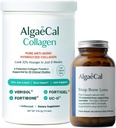 ALGAECAL Calcium & Collagen Bundle – Collagène hydrolysé complet avec Verisol, Fortibone & Fortigel cliniquement soutenu, plus 13 Bone support Minéraux et vitamine D3 pour la santé des os et anti-âge