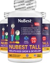 NuBest Tall Kids - Kleinkinder Vitamine und Kinder Vitamine für Alter 2 bis 9 - Unterstützung Knochenstärke, Gesundheit und Immunität - Tierformen - 270 Kaubare Berry Tabletten | Pack 3