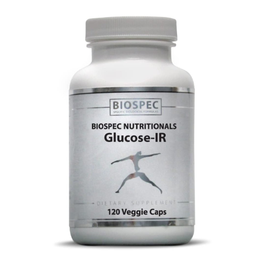 Biospec Nutritionals Glucose-IR - Zimtextrakt, Chrom, Berberin und Biotin (120 Kapseln)