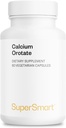 SuperSmart - Kalzium Orotat mit Magnesium Orotat 9:1 (Highly Bioavailable) - Advanced Teeth & Bones Strength Supplement | Non-GMO & Gluten Free - 60 Vegetarische Kapseln