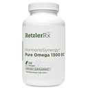HormoneSynergy Omega 1300 EC Fish Oil Softgels - High-Strength Omega 3 Supplement mit verbesserter Absorption - IFOS Verified, Enteric Coated, 600mg EPA, 260mg DHA - 120 Count