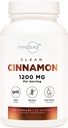 Typ Zero Ceylon Cinnamon Kapseln (1200mg | 120 Kapseln) - Natürlich, Non-GMO, Glutenfrei, Organic Cinnamon Bark Supplement