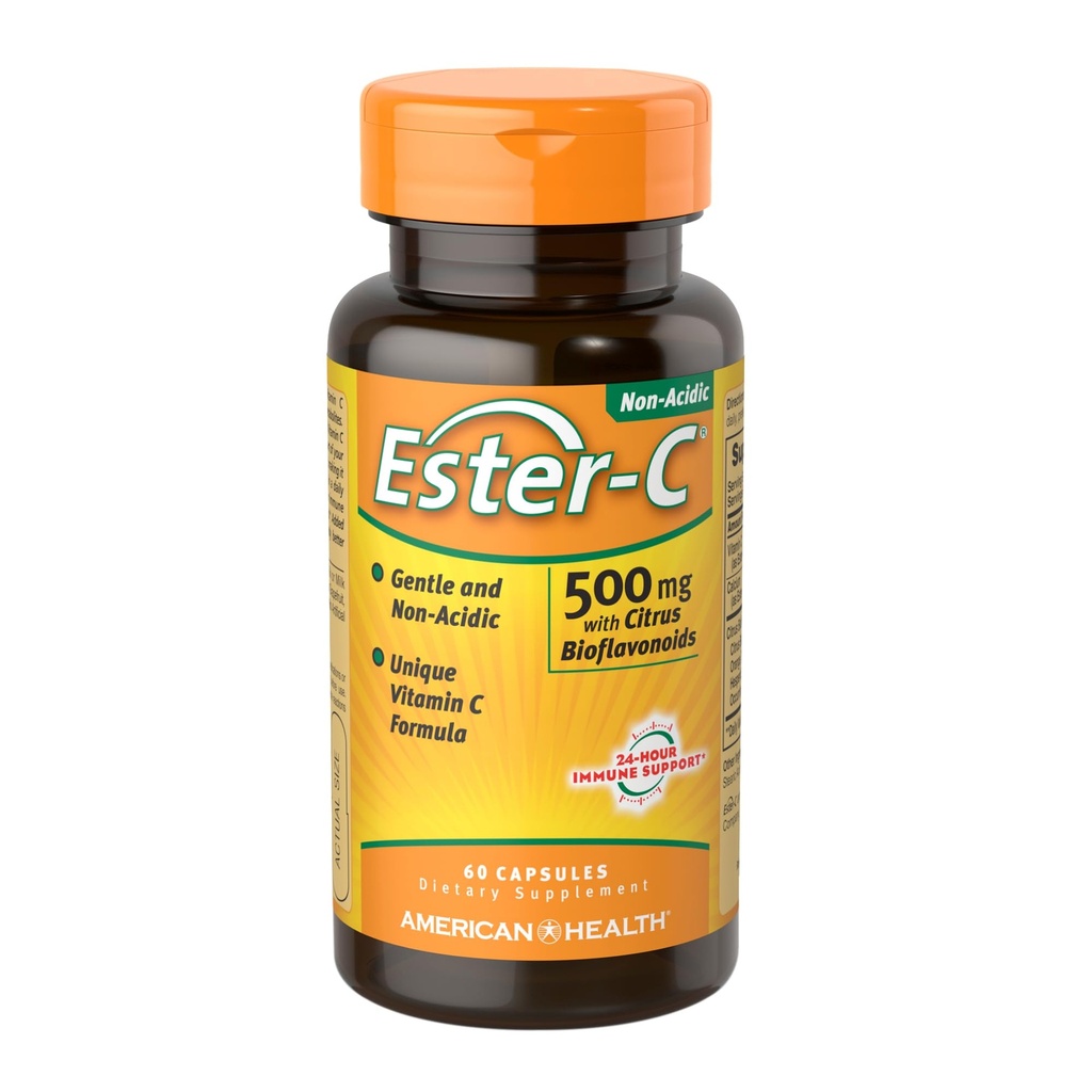 Ester-C 500 mg mit Citrus Bioflavonoids American Health Products 60 VCaps