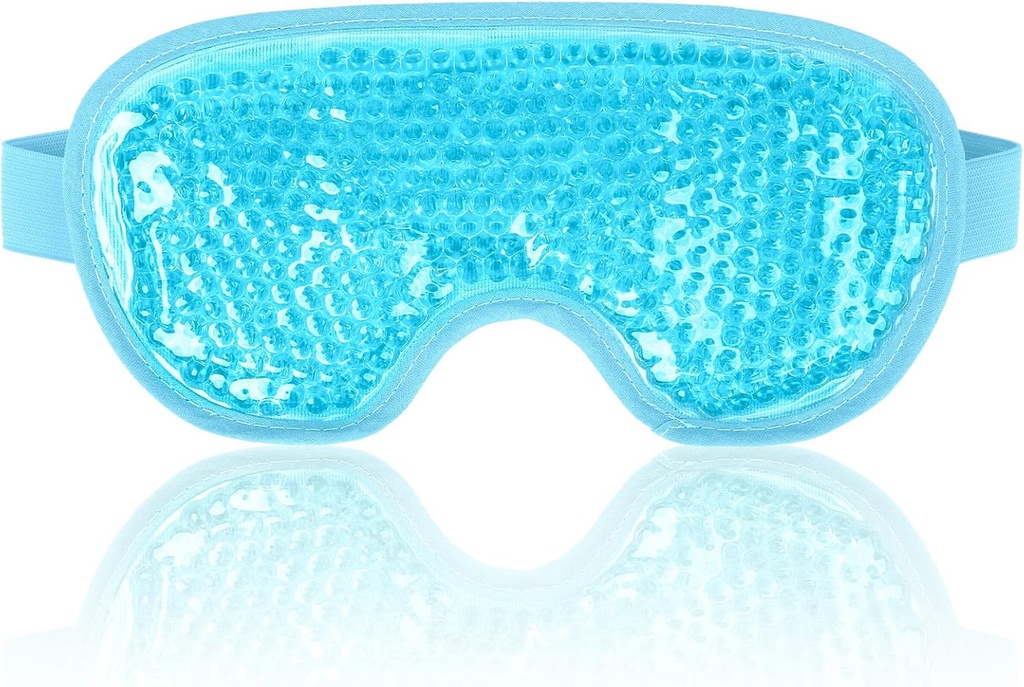 NEWGO Cooling Eye Maske für Puffy Eyes, Cold Eye Mask Eye Ice Pack für After Eyes Surgery, Tension Stress Relief, Itchy Eyes, Kopfschmerzen, Dark Circles - Blau
